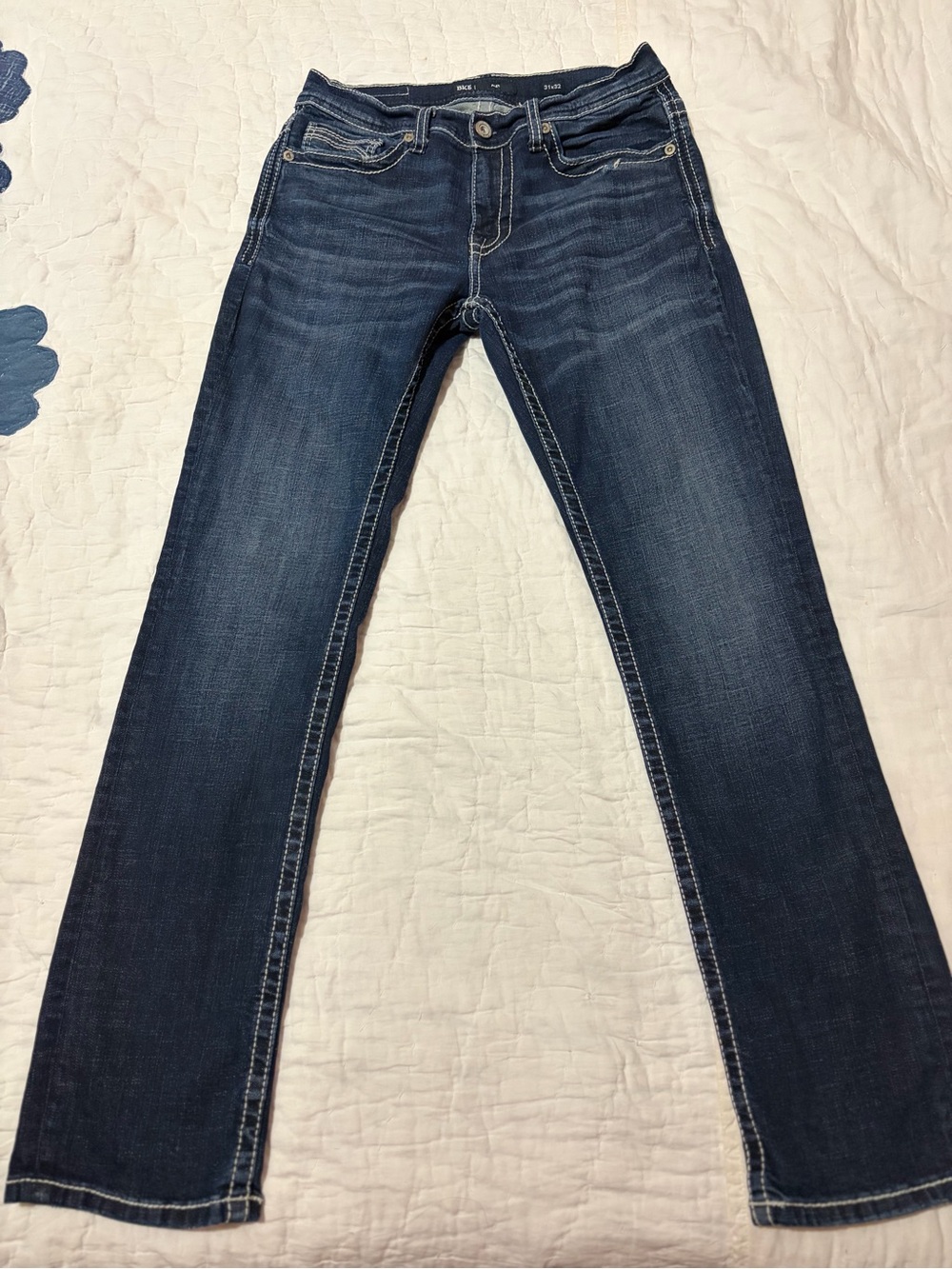 BKE Women's Dark Indigo Skinny Jeans